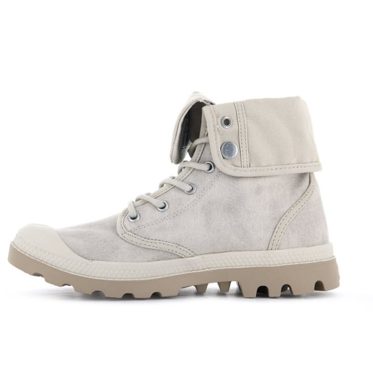 Palladium Pampa Baggy WAX Boots ανδρικα ανοιχτο γκρι | DGXJ91486