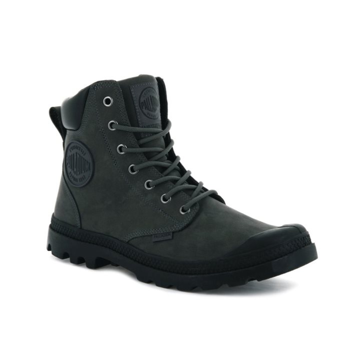 Palladium Pampa Cuff WP LUX Boots ανδρικα μαυρα | ESVT59068