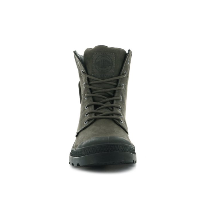 Palladium Pampa Cuff WP LUX Boots ανδρικα σκούρο καφε | JDBS28974