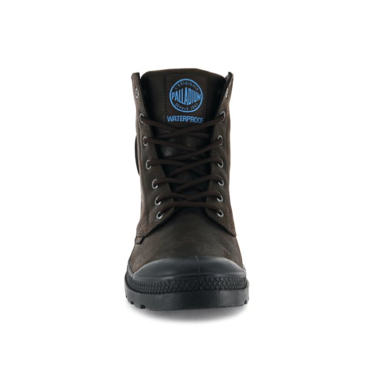 Palladium Pampa Cuff WP LUX Boots ανδρικα σοκολάτα | PDYX96782