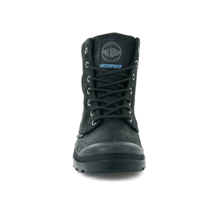 Palladium Pampa Cuff WP LUX Boots ανδρικα μαυρα | RQLK80134