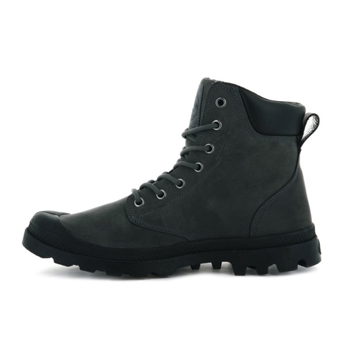 Palladium Pampa Cuff WP LUX Boots γυναικεια μαυρα | FTCR49063