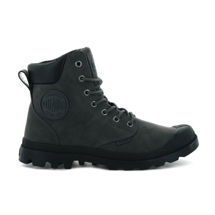 Palladium Pampa Cuff WP LUX Boots γυναικεια μαυρα | FTCR49063