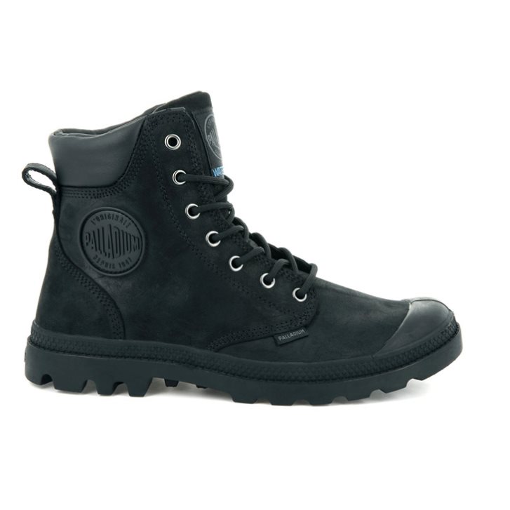 Palladium Pampa Cuff WP LUX Boots γυναικεια μαυρα | LTOD71359