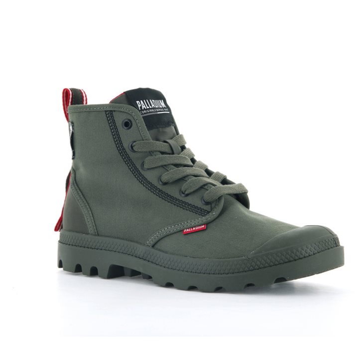 Palladium Pampa Dare 2 Survive Boots ανδρικα Ελιά | AQDG13657