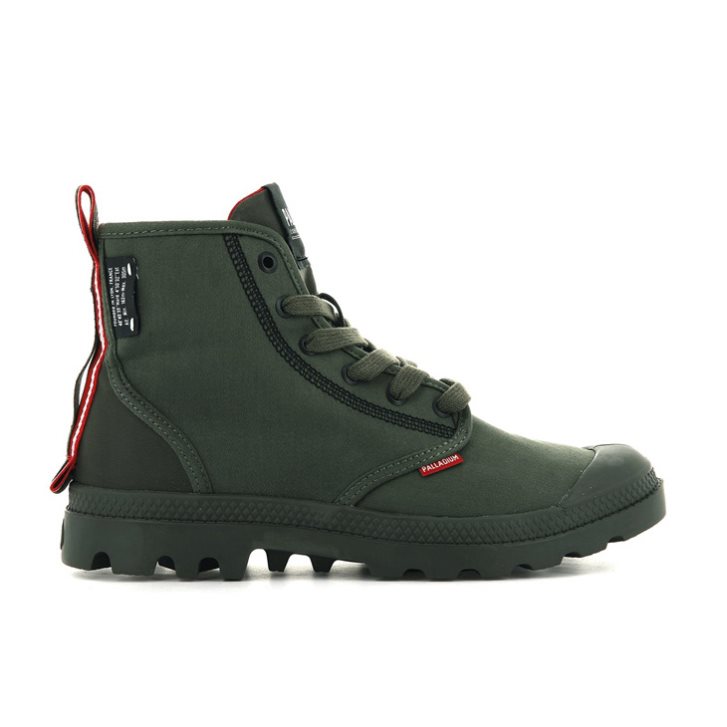 Palladium Pampa Dare 2 Survive Boots ανδρικα Ελιά | AQDG13657
