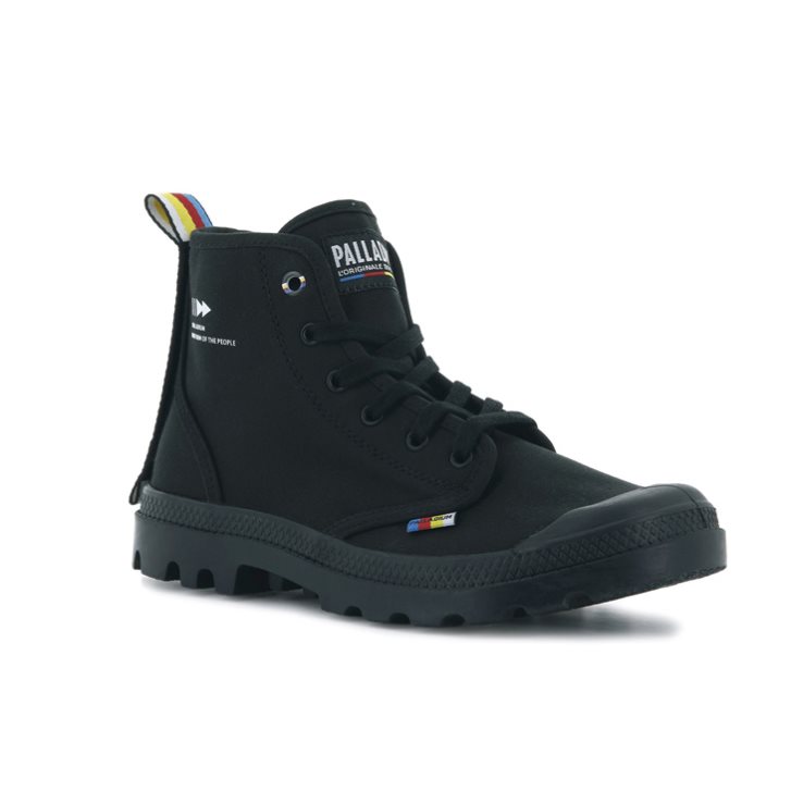 Palladium Pampa Dare Exchange Boots ανδρικα μαυρα | QXOV87301