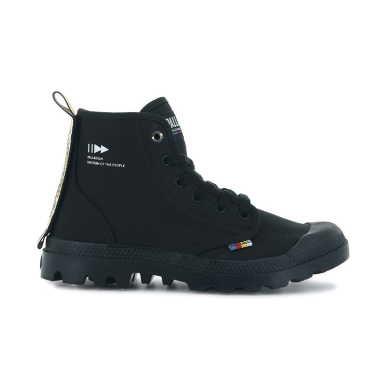 Palladium Pampa Dare Exchange Boots ανδρικα μαυρα | QXOV87301