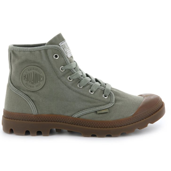 Palladium Pampa Hi Boots ανδρικα Ελιά | SWXC83105