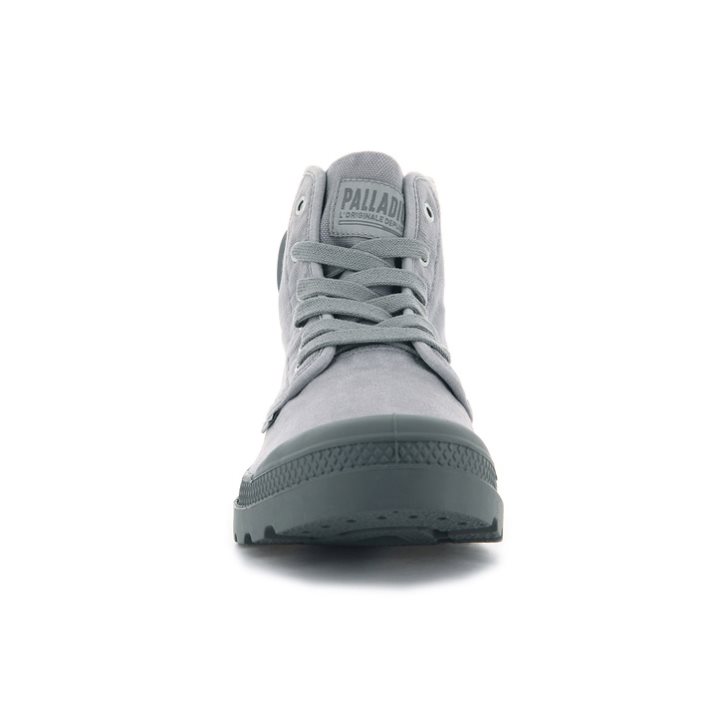 Palladium Pampa Hi Boots ανδρικα ανοιχτο γκρι | BSUA03582