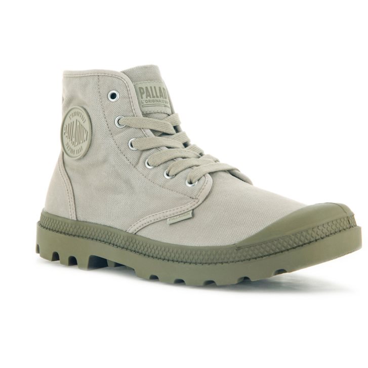 Palladium Pampa Hi Boots ανδρικα ανοιχτο γκρι | TFUH64730