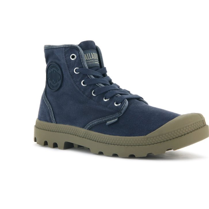 Palladium Pampa Hi Boots ανδρικα σκουρο μπλε | JVGY58419