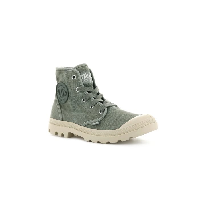 Palladium Pampa Hi Boots γυναικεια Ελιά | PFVH94768