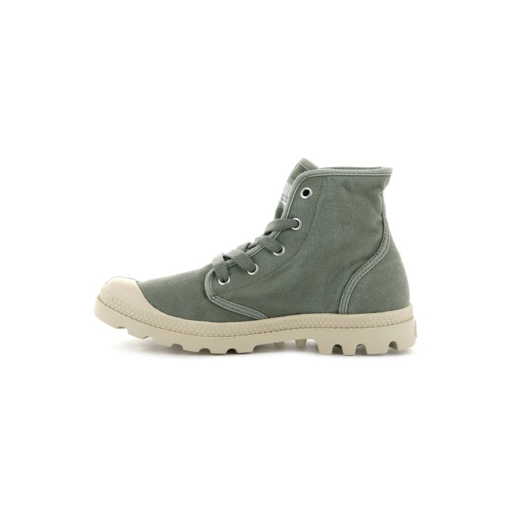 Palladium Pampa Hi Boots γυναικεια Ελιά | PFVH94768