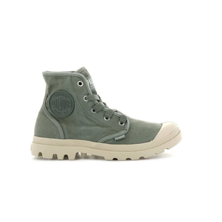 Palladium Pampa Hi Boots γυναικεια Ελιά | PFVH94768