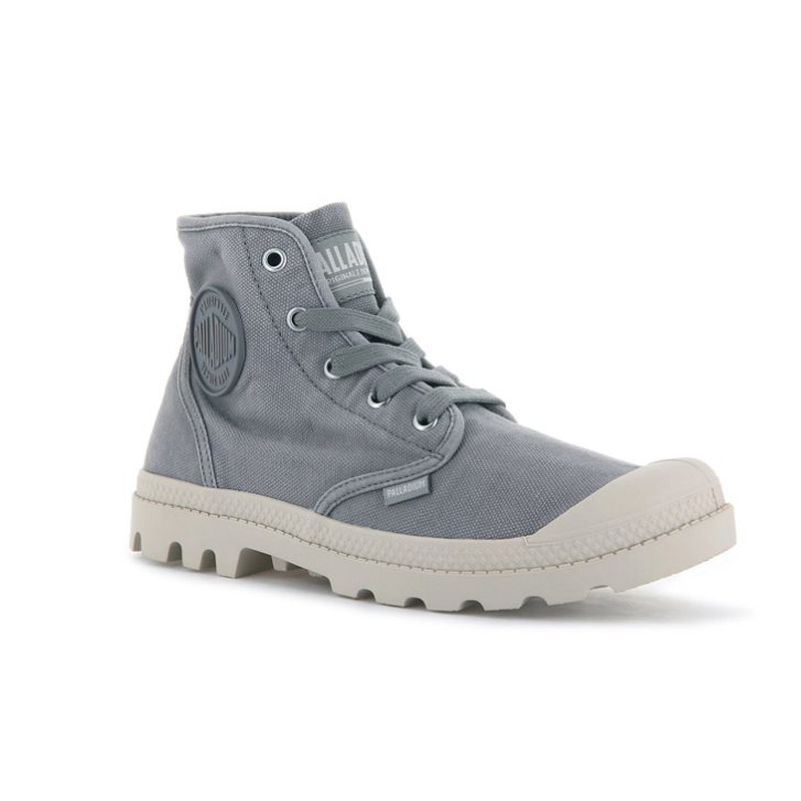Palladium Pampa Hi Boots γυναικεια γκρι | YJZE14269