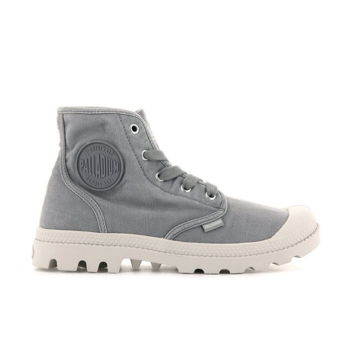 Palladium Pampa Hi Boots γυναικεια γκρι | YJZE14269