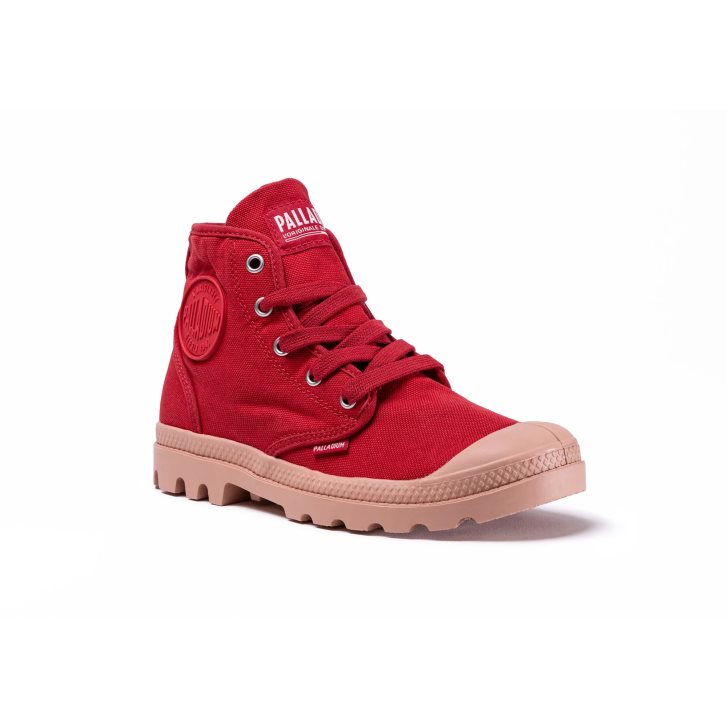 Palladium Pampa Hi Boots γυναικεια κοκκινα | EQCF91645