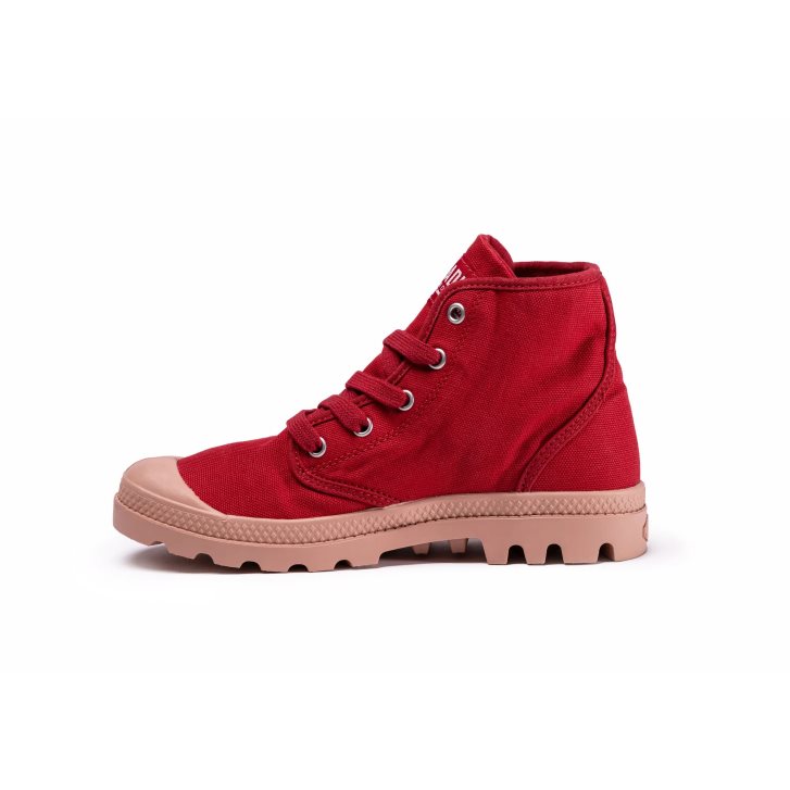 Palladium Pampa Hi Boots γυναικεια κοκκινα | EQCF91645