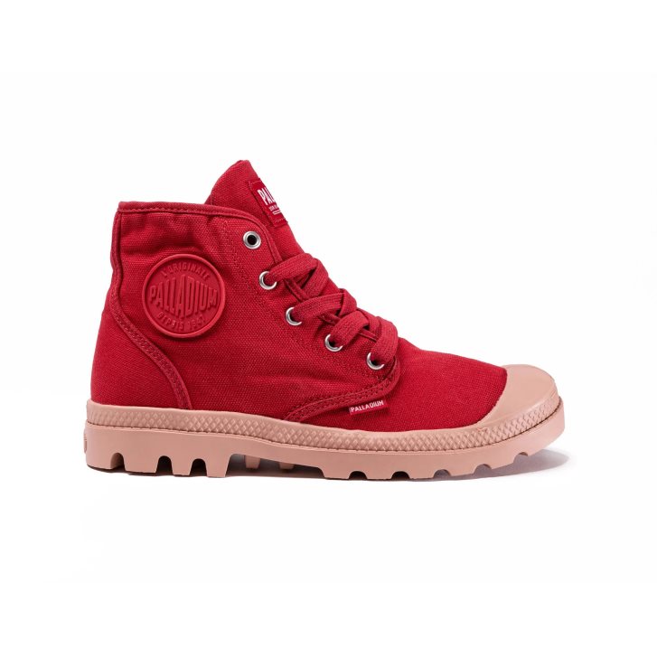 Palladium Pampa Hi Boots γυναικεια κοκκινα | EQCF91645