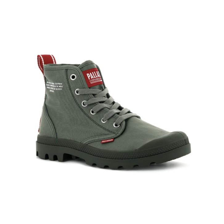 Palladium Pampa Hi Dare Boots ανδρικα Ελιά | EQFN74501
