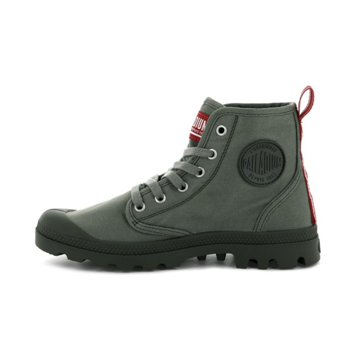 Palladium Pampa Hi Dare Boots ανδρικα Ελιά | EQFN74501