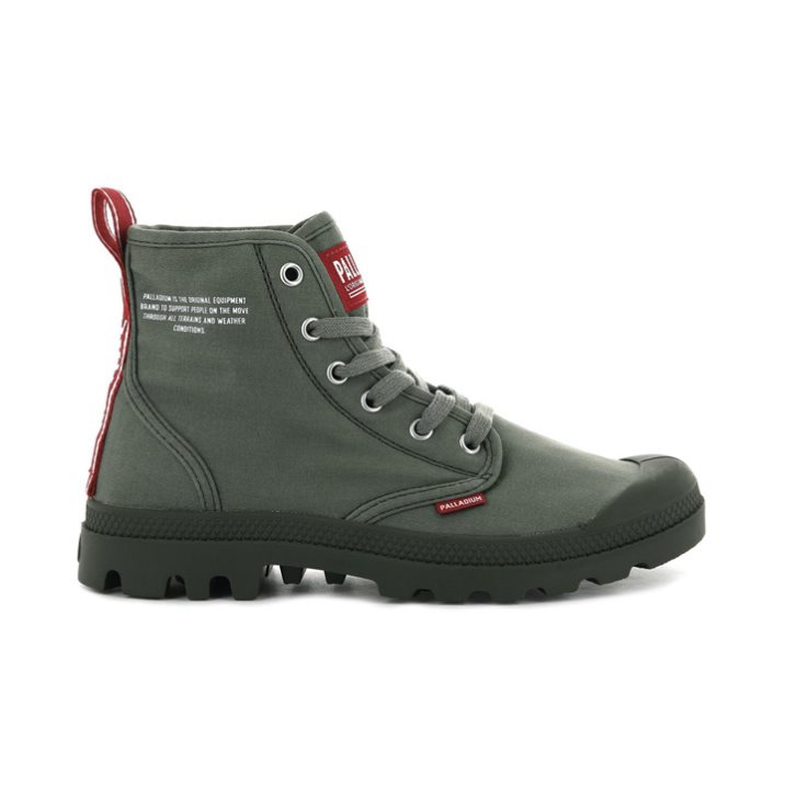 Palladium Pampa Hi Dare Boots ανδρικα Ελιά | EQFN74501