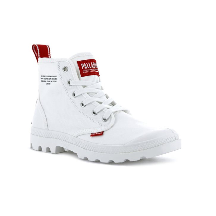 Palladium Pampa Hi Dare Boots ανδρικα ασπρα | QFTE90283