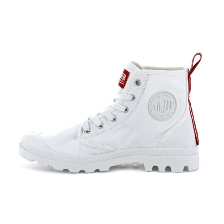 Palladium Pampa Hi Dare Boots ανδρικα ασπρα | QFTE90283