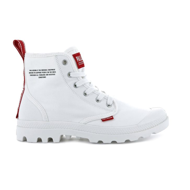 Palladium Pampa Hi Dare Boots ανδρικα ασπρα | QFTE90283