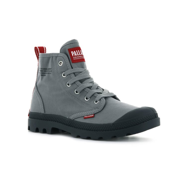 Palladium Pampa Hi Dare Boots ανδρικα γκρι | KXIW98453