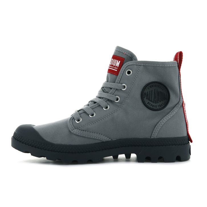 Palladium Pampa Hi Dare Boots ανδρικα γκρι | KXIW98453