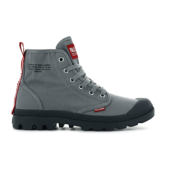 Palladium Pampa Hi Dare Boots ανδρικα γκρι | KXIW98453
