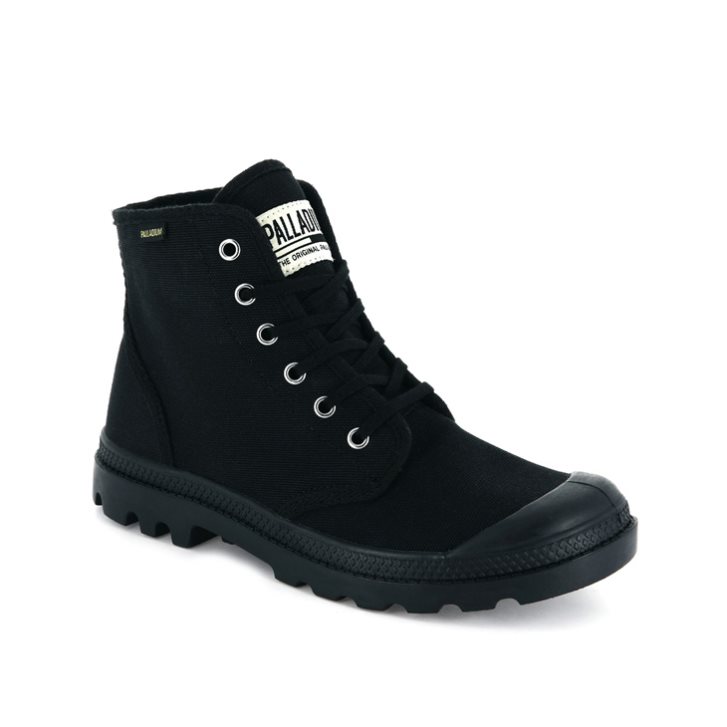 Palladium Pampa Hi Originale High Tops Sneakers γυναικεια μαυρα | RNLO95027