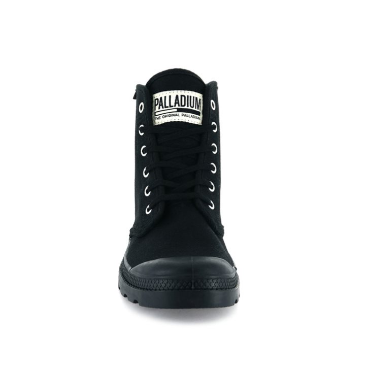 Palladium Pampa Hi Originale High Tops Sneakers γυναικεια μαυρα | RNLO95027