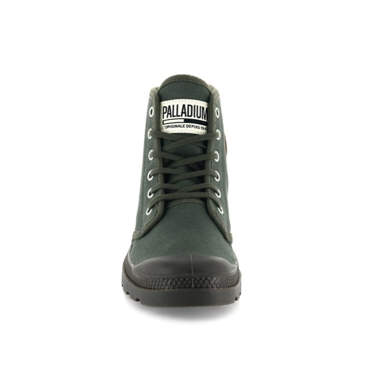Palladium Pampa Hi Originale High Tops Sneakers γυναικεια Ελιά | ULZV56837