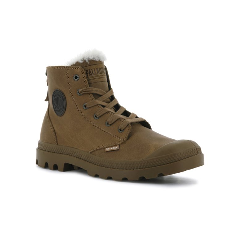 Palladium Pampa Hi Pilot Boots ανδρικα καφε | SHLN81027