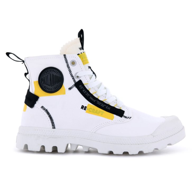 Palladium Pampa Hi Re-craft Boots γυναικεια ασπρα | HPIJ40832