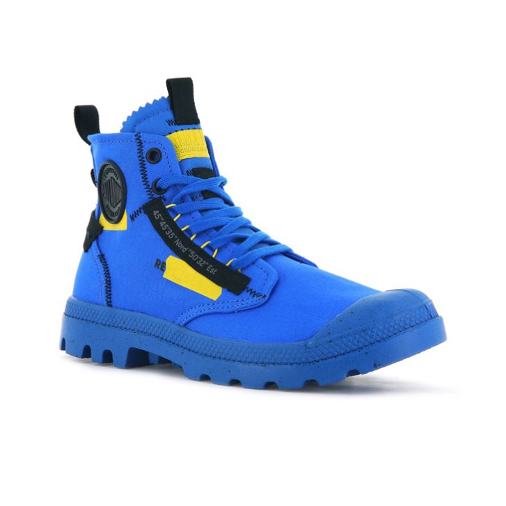 Palladium Pampa Hi Re-craft Boots γυναικεια μπλε | KQLI18473