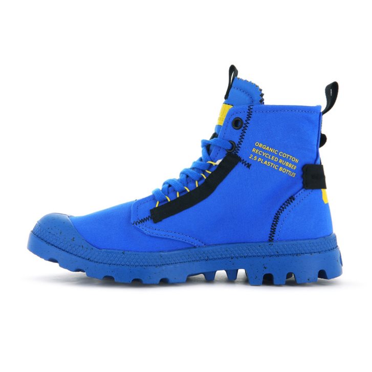 Palladium Pampa Hi Re-craft Boots γυναικεια μπλε | KQLI18473