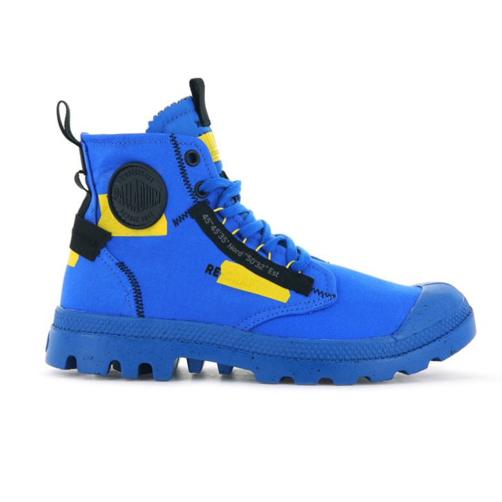 Palladium Pampa Hi Re-craft Boots γυναικεια μπλε | KQLI18473