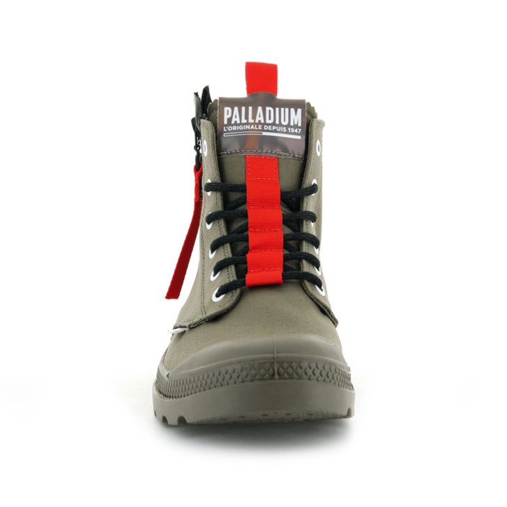 Palladium Pampa Hi Ticket To Earth Boots ανδρικα Ελιά | CUYE16420