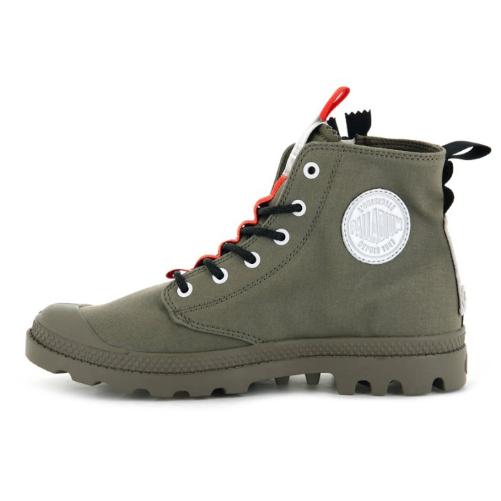 Palladium Pampa Hi Ticket To Earth Boots ανδρικα Ελιά | CUYE16420
