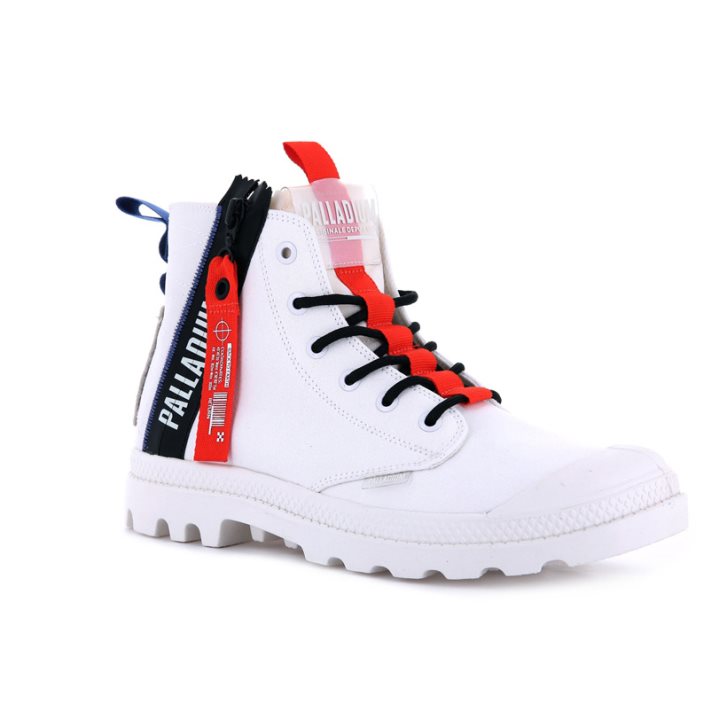 Palladium Pampa Hi Ticket To Earth Boots ανδρικα ασπρα | KQBL40875