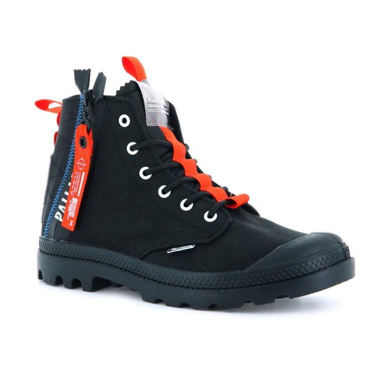 Palladium Pampa Hi Ticket To Earth Boots ανδρικα μαυρα | MUCK80459