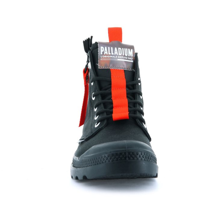 Palladium Pampa Hi Ticket To Earth Boots γυναικεια μαυρα | VORP83201
