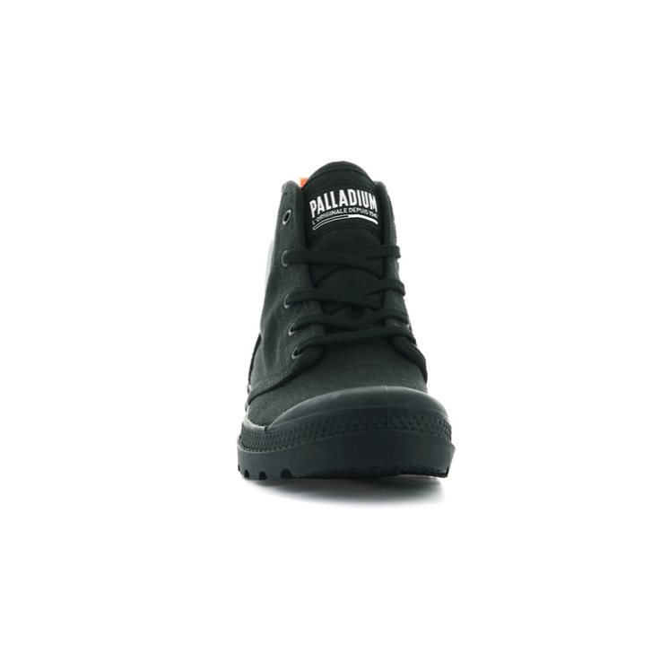 Palladium Pampa Hi Twill Boots γυναικεια μαυρα | KYOZ74521