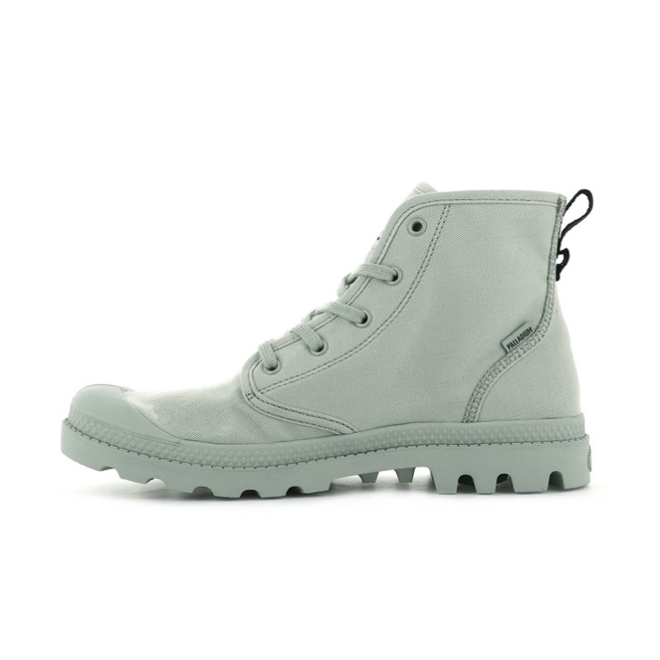 Palladium Pampa Hi Twill Boots γυναικεια μεντα | MFSV01578