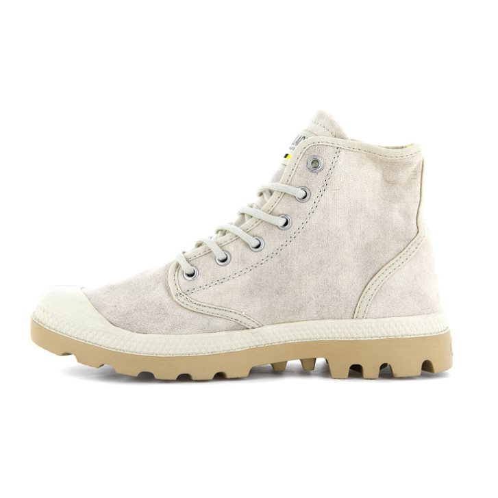 Palladium Pampa Hi WAX Boots ανδρικα ανοιχτο γκρι | WZBQ93625