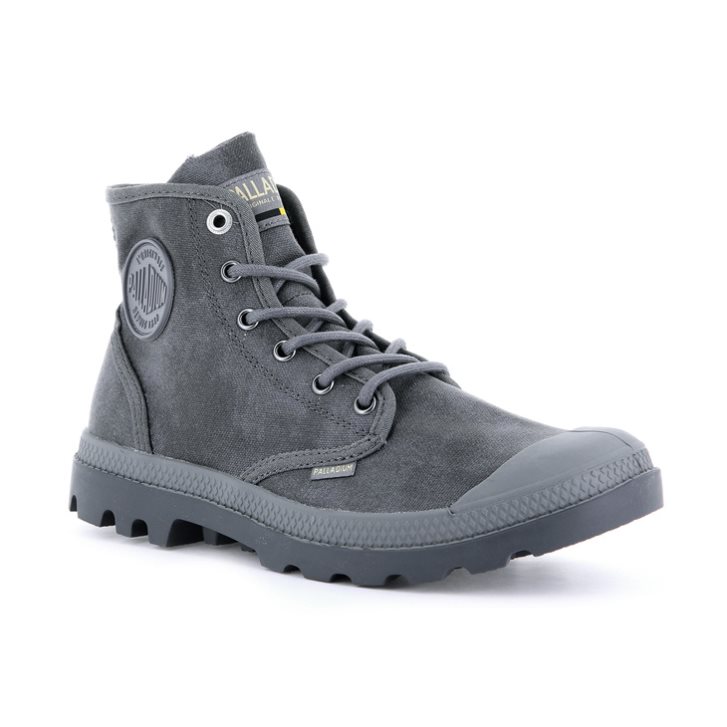 Palladium Pampa Hi WAX Boots ανδρικα γκρι | RSVG31952